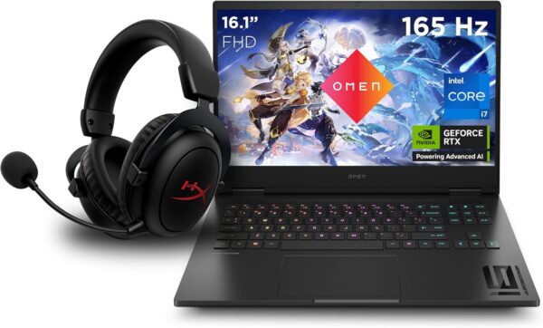 Prenosnik HP Omen 16 16-U0003N + HyperX Cloud 2 / i7 / RAM 32 GB / SSD Disk / 16,0″ WUXGA