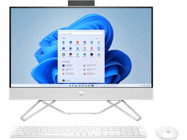 Računalnik HP 24-cb1036na AiO | 12.gen i3 (hexa-core) / i3 / RAM 8 GB / SSD Disk