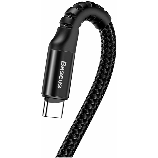 Kabel BASEUS Fish Eye USB Type-C / 2A, 1m (črn) - slika 3