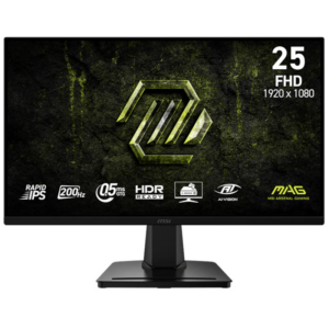 Zaslon MSI MAG 256F E20 / 24,5" (62,2 cm) / 1920 X 1080 / 200 Hz / 0,5 ms