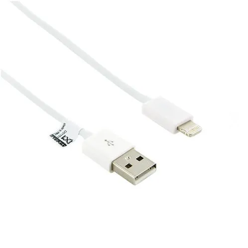 4World Cable USB to Lightning 1m, bel