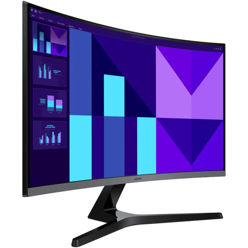 Zaslon SAMSUNG Essential S3 S39GD (S27D390GAU) 68,5 cm (27") / 1920x1080 / VA / 100 Hz / 4 ms / črn / ukrivljen (1800R) - slika 2