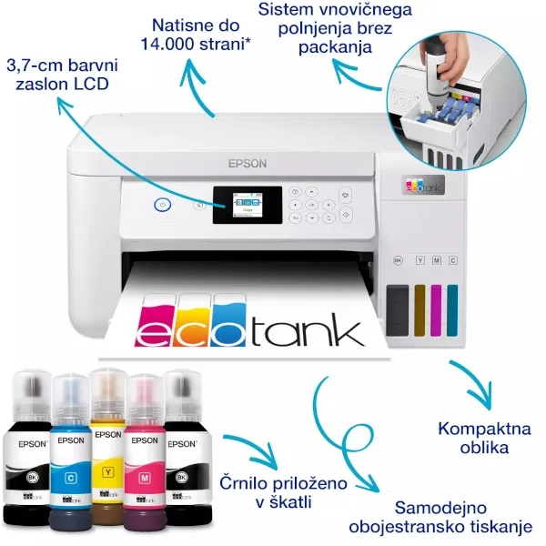 Brizgalni tiskalnik EPSON EcoTank L4266 (večfunkcijski) - slika 3