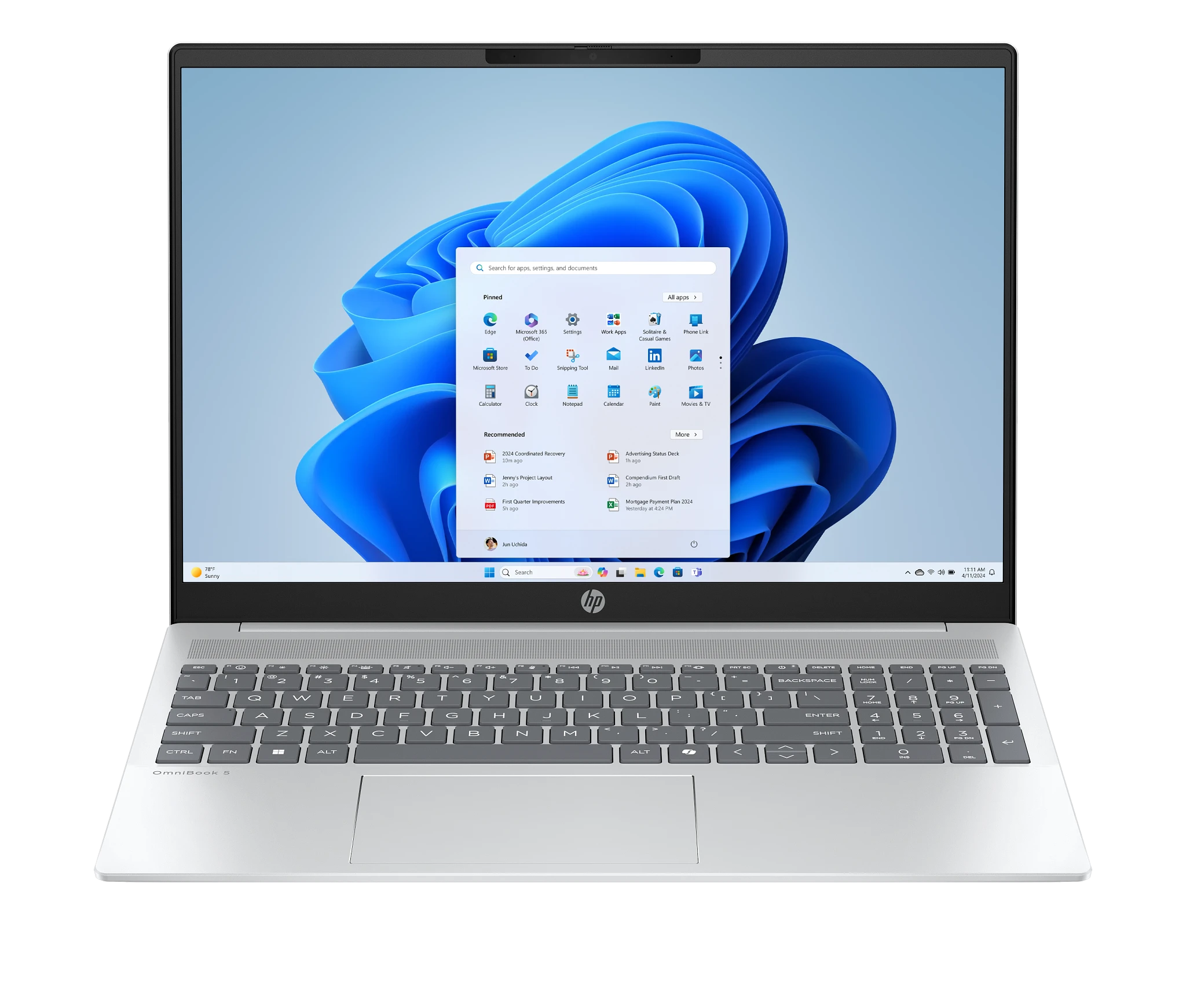 Prenosnik HP OmniBook 5 16-AG1XXX / Ryzen 5 / RAM 16 GB / SSD Disk / 16,0″ WUXGA