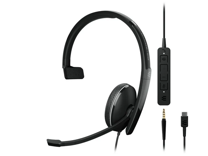EPOS ADAPT 135T USB-C II – mono žična naglavna slušalka