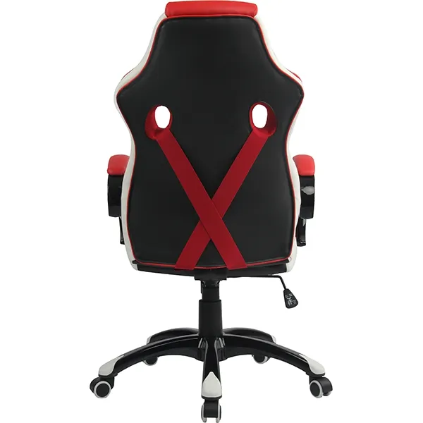 Gaming stol Bytezone Racer PRO (črno-siv-rdeč) - slika 4
