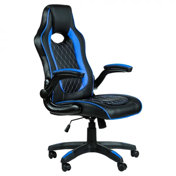 Gaming stol Bytezone SNIPER (črno-moder) - slika 2