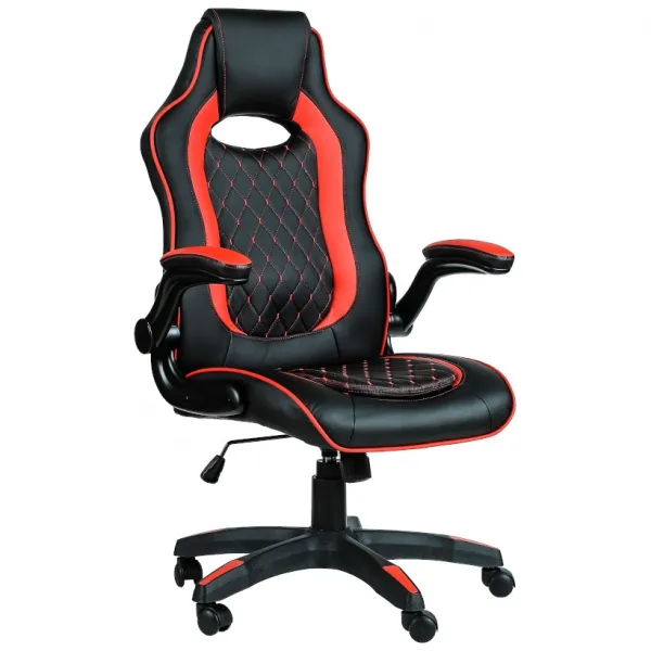 Gaming stol Bytezone SNIPER (črno-rdeč) - slika 2