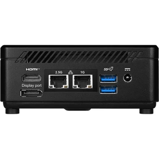 Mini namizni računalnik MSI Cubi 5 1M-437BEU / Core 7 / 16GB DDR5 / 512 GB SSD / WiFi 6E + BT 5.3 / 1x2.5Gbps + 1x1Gbps / Windows 11 Home (črn) - slika 2