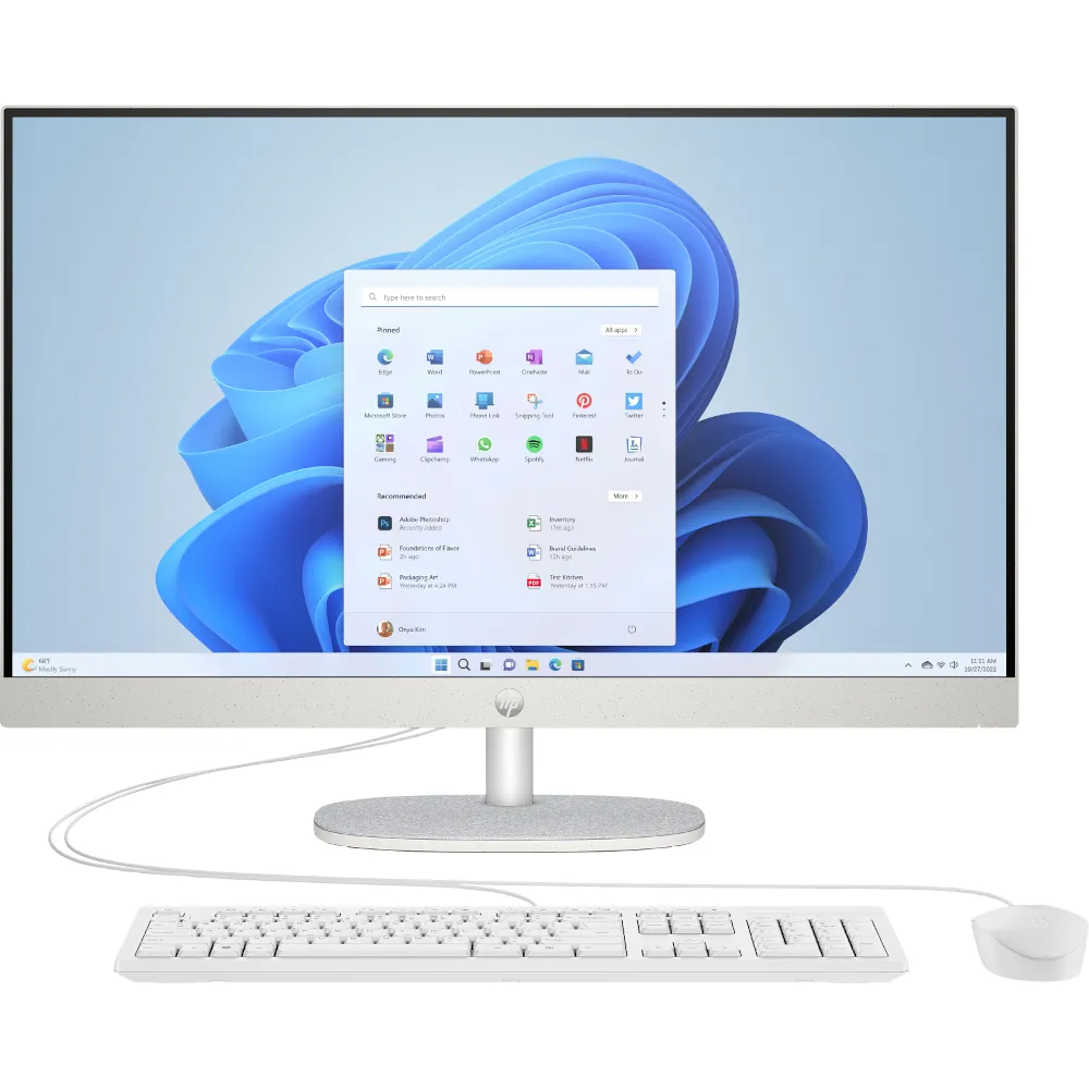 Računalnik All-in-One HP 27-cr0402ng Core i5 / 16GB / 1TB SSD / 27" FHD / W1indows 11 Home / bel