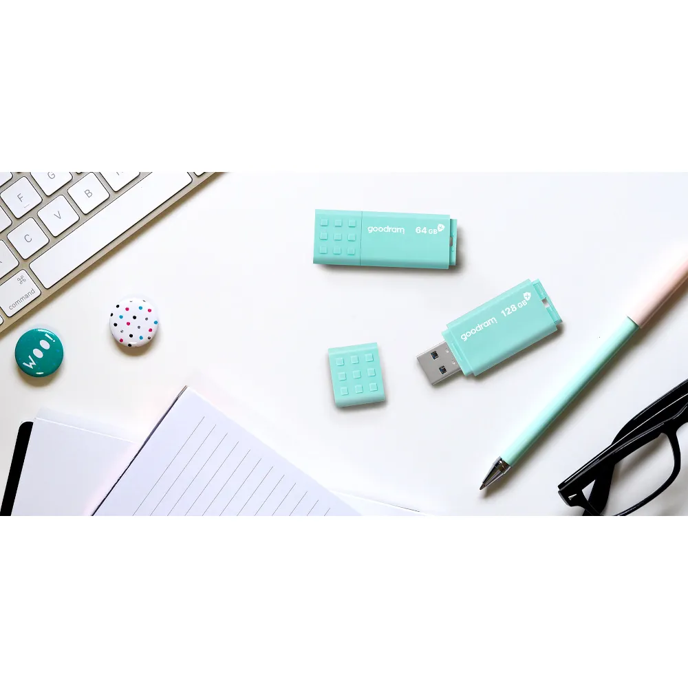 USB ključ GOODRAM UME3 CARE 64 GB USB 3.2 gen 1 (svetlo moder) - slika 2