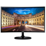 Zaslon SAMSUNG CF390 C24F390FHR 61 cm (24") / 1920x1080 / VA / 60 Hz / 4 ms / črn / ukrivljen (1800R)