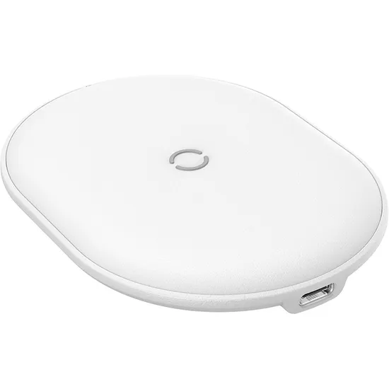 Brezžični polnilec BASEUS Cobble 15W, Qi (bel) - slika 2