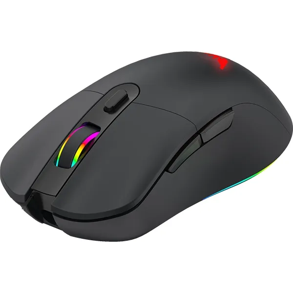 Gaming miška BYTEZONE Morpheus brezžična-žična / RGB (16,8M barv) / max DPI 10K / optična / mat UV premaz (črna) - slika 4