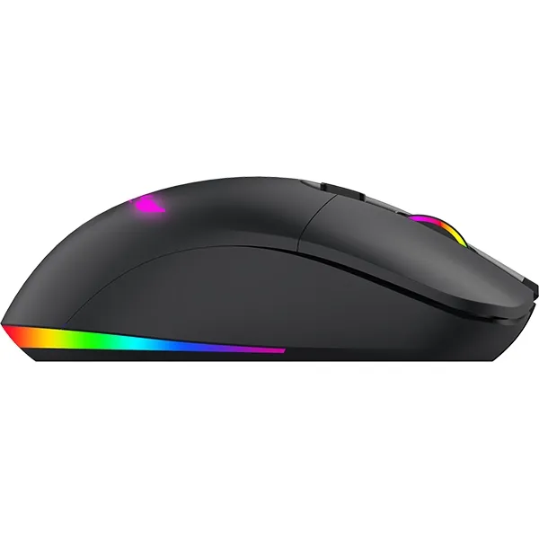 Gaming miška BYTEZONE Morpheus brezžična-žična / RGB (16,8M barv) / max DPI 10K / optična / mat UV premaz (črna) - slika 6