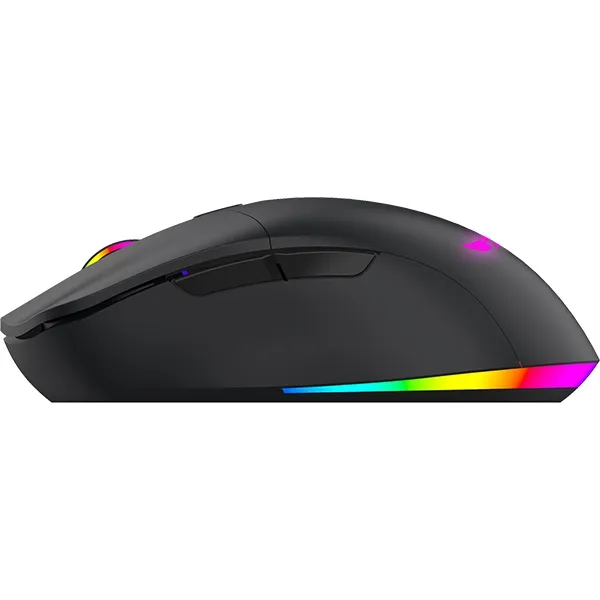 Gaming miška BYTEZONE Morpheus brezžična-žična / RGB (16,8M barv) / max DPI 10K / optična / mat UV premaz (črna) - slika 7