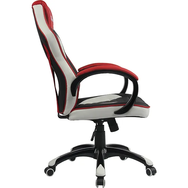 Gaming stol Bytezone Racer PRO (črno-siv-rdeč) - slika 3