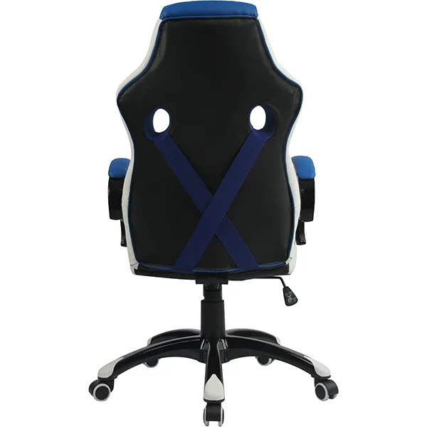 Gaming stol Bytezone Racer PRO (črno-siv-moder) - slika 4