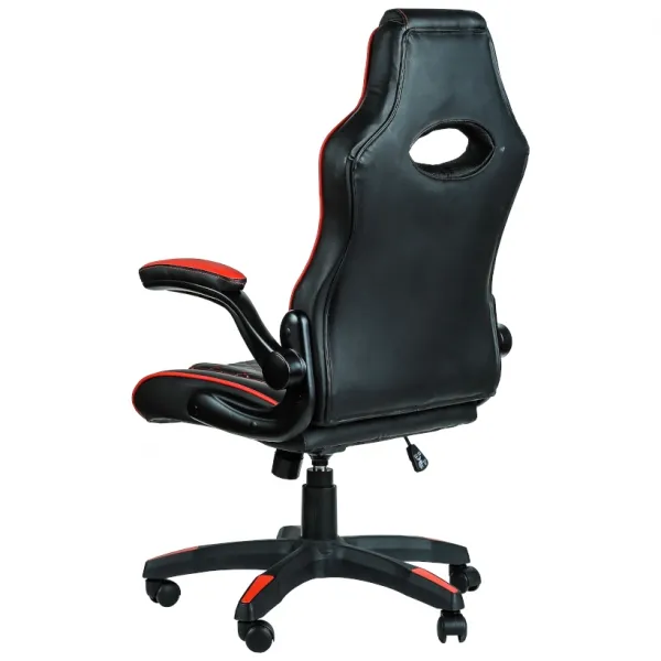 Gaming stol Bytezone SNIPER (črno-rdeč) - slika 4