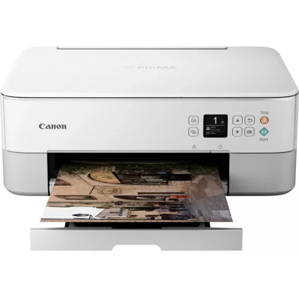 Večfunkcijski barvni brizgalni tiskalnik Canon Pixma TS5351i / bel - slika 3