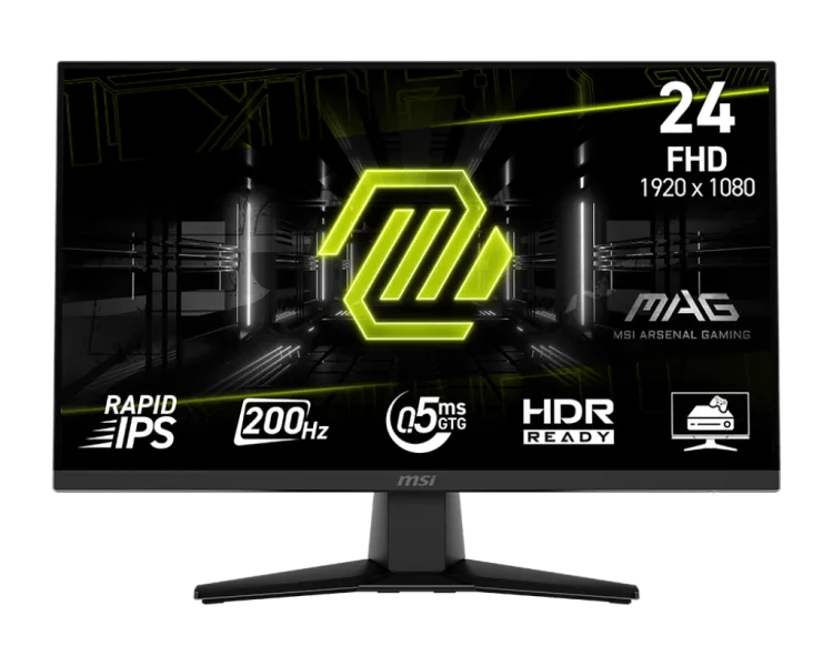 Zaslon MSI MAG 242F / 23.8" / FHD / 200Hz / 1ms / Rapid IPS / črn
