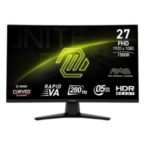 Zaslon MSI MAG 274CXF 27" / FHD / Rapid VA / 280Hz / 0,5ms GtG (črn)