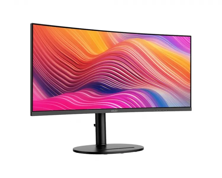 Zaslon MSI Modern MD342CQP / 34" / UWQHD / VA / 120Hz / 1ms (MPRT) / ukrivljen / KVM / črn - nastavljiv po višini - PD 98W - slika 2
