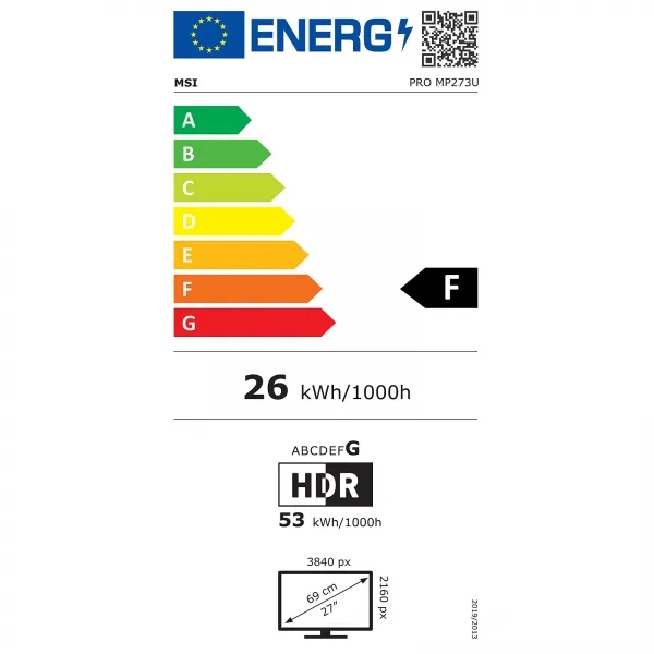 Zaslon MSI PRO MP273U / 27" / UHD / IPS / 60Hz / 4ms (GtG) / črn - slika 7