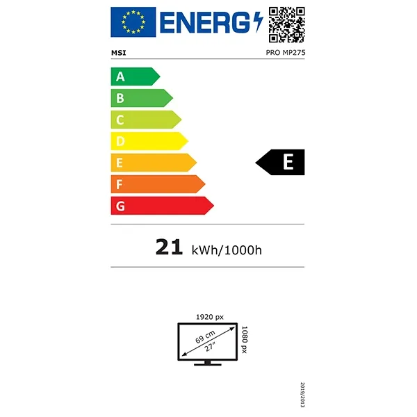 Zaslon MSI PRO MP275 27" / FHD / IPS / 100Hz / 1ms (MPRT) (črn) - slika 7