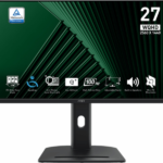 Zaslon MSI PRO MP275QPG / 27" / WQHD / IPS / 100Hz / 1ms (MPRT) / črn - nastavljiv po višini