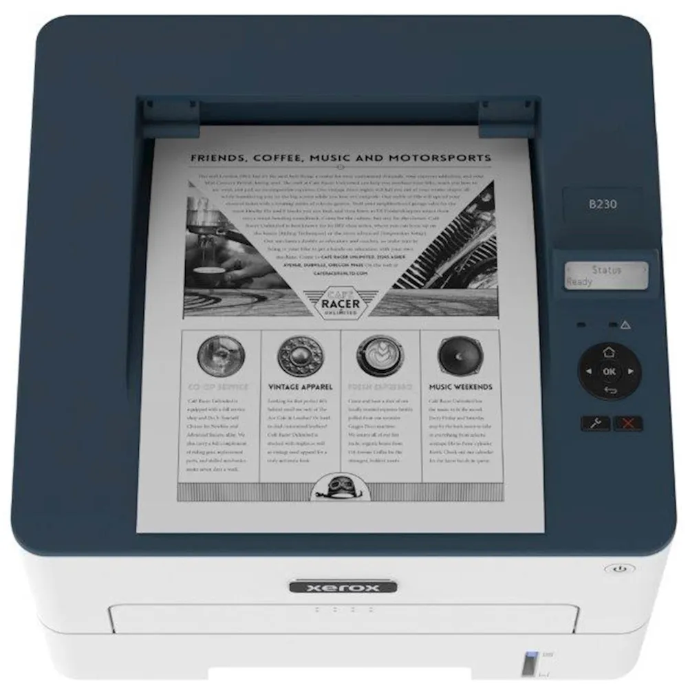 Laserski tiskalnik XEROX B230DNI duplex / LAN / WiFi / bel - slika 2
