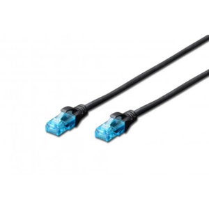 Omrežni kabel Digitus UTP patch Cat5e 0,5m (črn)