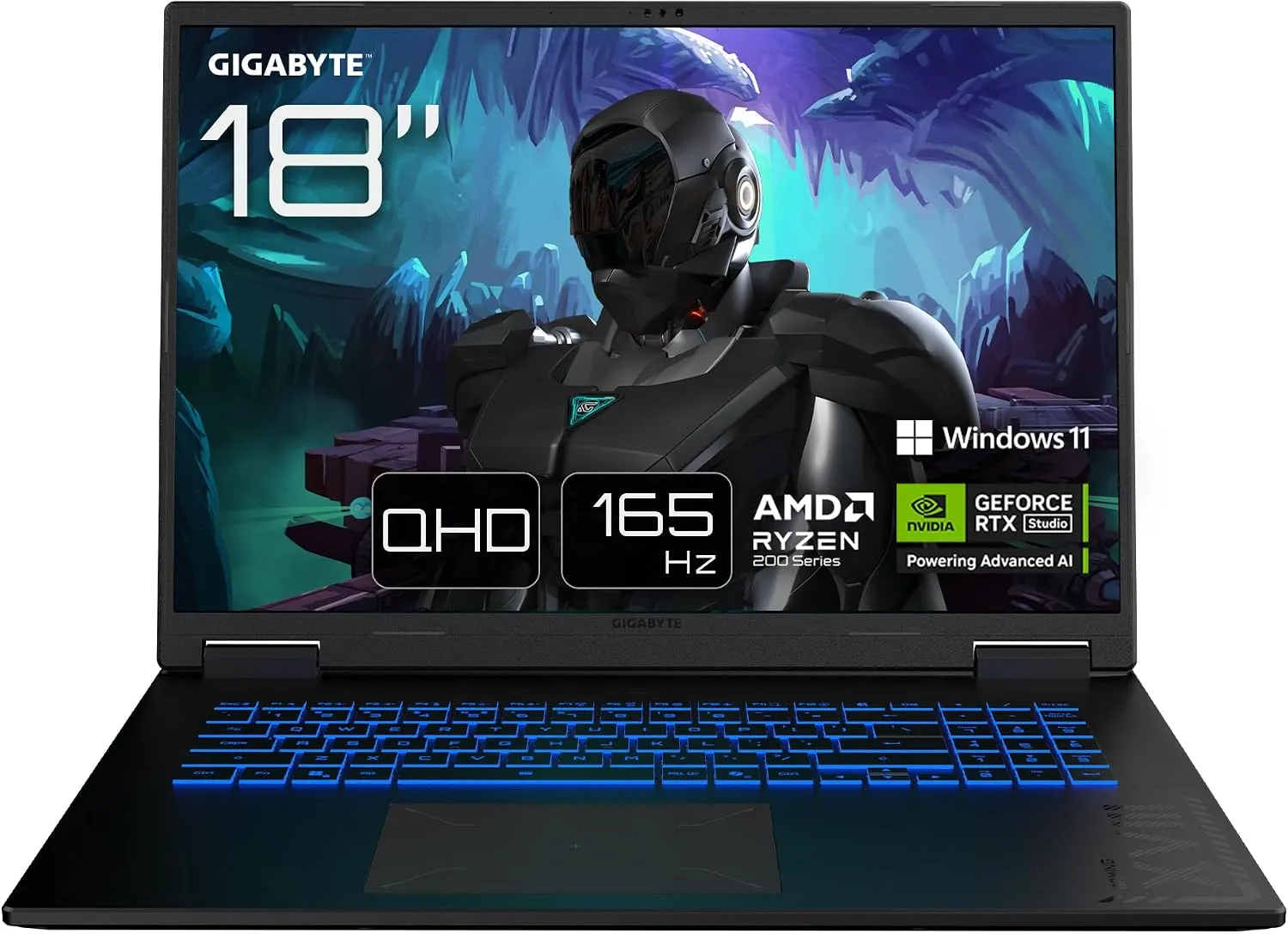 Prenosnik Gigabyte Gaming A18 3WHK3DEC64SH / Ryzen 7 / RAM 32 GB / SSD Disk / 18" WQXGA