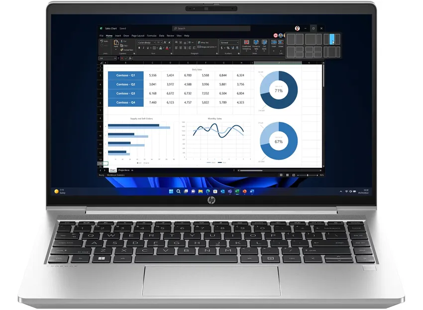 Prenosnik HP ProBook 440 G10 | Metal | i5-1334U | 16GB RAM | 256GB SSD | W11P / i5 / RAM 16 GB / SSD Disk / 14,0″ FHD