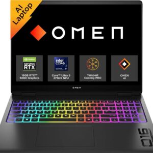 Prenosnik HP OMEN MAX Gaming 16-ah0012ns | U9 275HX | RTX 5080 (16GB) / Core Ultra 9 / RAM 32 GB / SSD Disk / 16,0″ WQHD