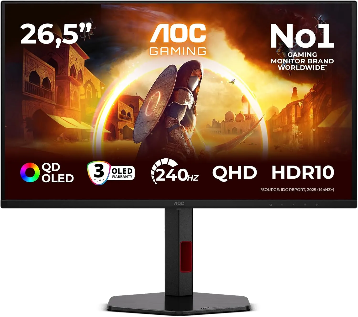 Monitor AOC Q27G4ZDR 100% sRGB 67,3 cm (26,5″) WQHD 0,03ms - slika 2