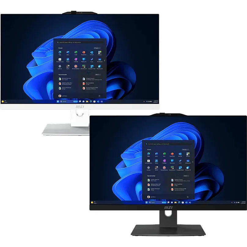 Računalnik All-in-One MSI Modern AM242TP 1M-2021XEU Core 5 / 16GB / 512GB SSD / 24" FHD / Touchscreen / Windows 11 Pro (črn) - slika 4
