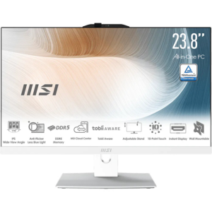 Računalnik All-in-One MSI Modern AM242TP 1M-2022XEU Core 5 / 16GB / 512GB SSD / 24" FHD / Touchscreen / Windows 11 Pro (bel)
