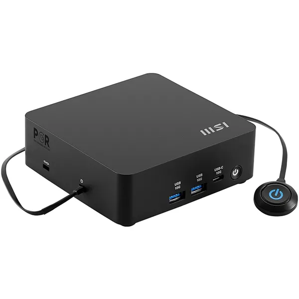 Mini namizni računalnik MSI Cubi NUC AI 1UMG-073BEU Core Ultra 7 / 16GB / 512GB SSD / Wi-Fi 6E + BT / 2x2.5Gbps / Windows 11 Pro (črn) - slika 4
