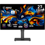 Zaslon MSI PRO MAX 271UPX12G / 67,3 cm (26,5") / 3840x2160 (UHD) / QD-OLED / 120Hz / 0.03 ms (GTG) / 250 nits / 1500000:1 / KVM / nastavljiv po višini