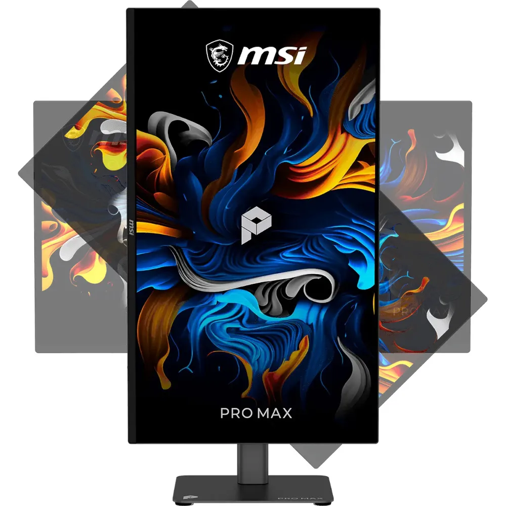 Zaslon MSI PRO MAX 271UPX12G / 67,3 cm (26,5") / 3840x2160 (UHD) / QD-OLED / 120Hz / 0.03 ms (GTG) / 250 nits / 1500000:1 / KVM / nastavljiv po višini - slika 2