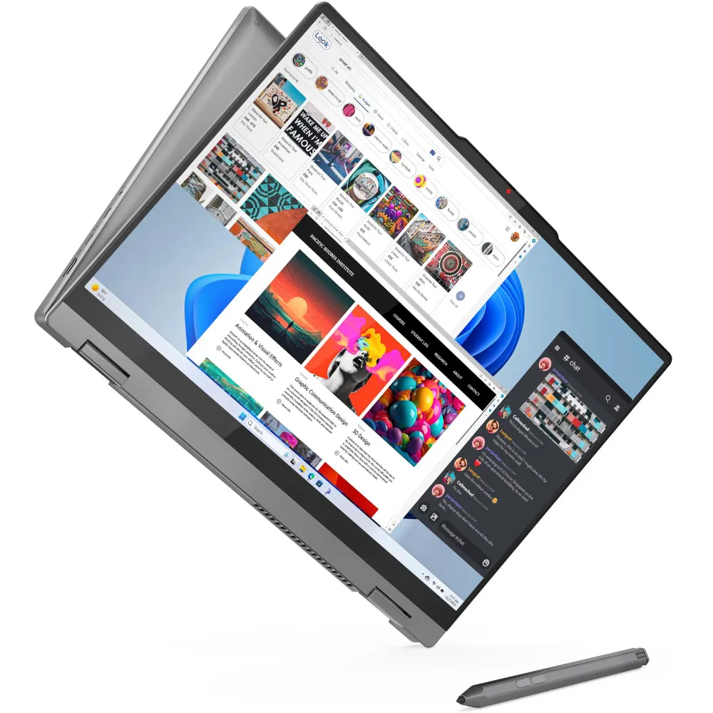 Prenosnik LENOVO IdeaPad 5 2-in-1 16AHP9 Ryzen 7 / 16GB / 1TB SSD / 16" WUXGA IPS Touch / Windows 11 Home (siv) - slika 2