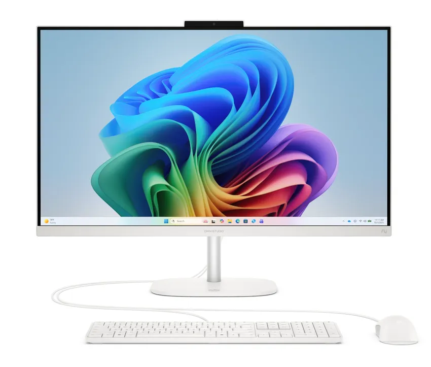 Računalnik HP OmniStudio AiO NGAI 27-cw0016nc | R7 445 | 16GB RAM | 512B SSD | Touch / Ryzen AI 7 / RAM 16 GB / 512GB SSD