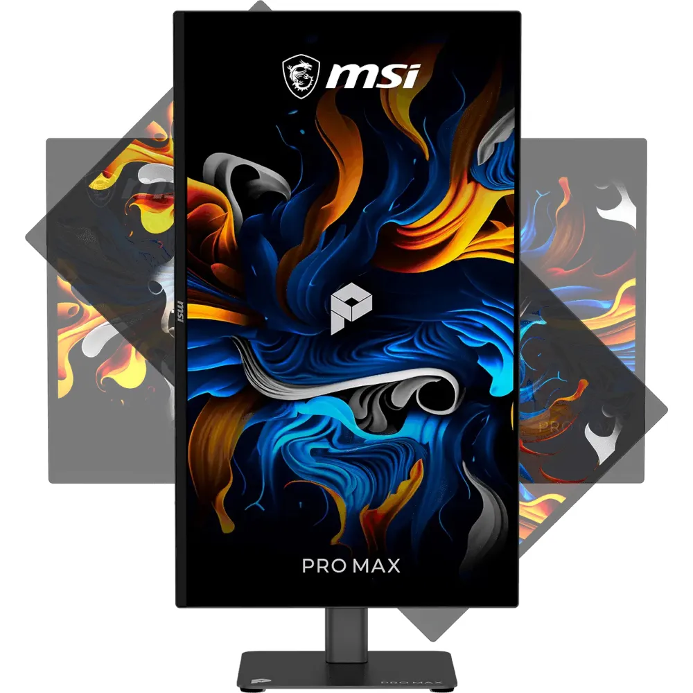 Zaslon MSI PRO MAX 271QPX14G / 68,6 cm (27") / 2560x1440 (WQHD) / QD-OLED / 144 Hz / 0,03 ms (GTG) / 200 (do 400) nits / 1500000:1 / nastavljiv po višini - slika 2
