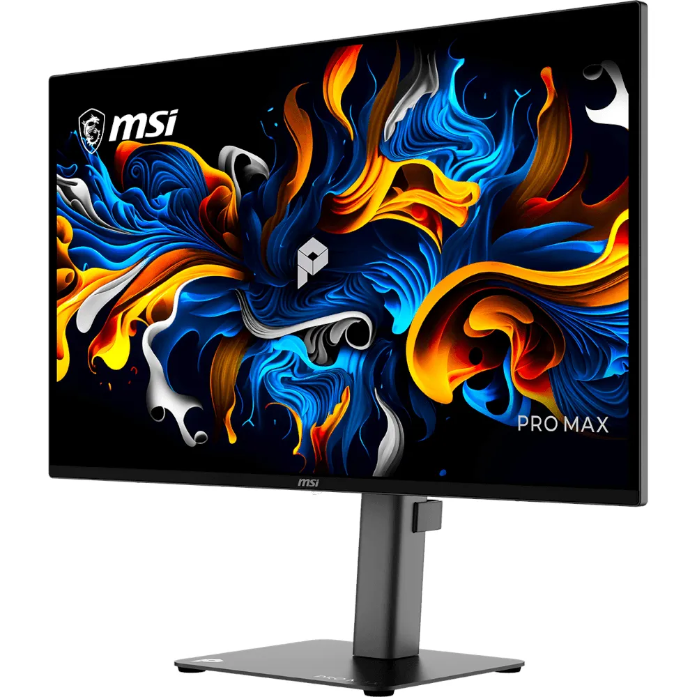 Zaslon MSI PRO MAX 271QPX14G / 68,6 cm (27") / 2560x1440 (WQHD) / QD-OLED / 144 Hz / 0,03 ms (GTG) / 200 (do 400) nits / 1500000:1 / nastavljiv po višini - slika 5