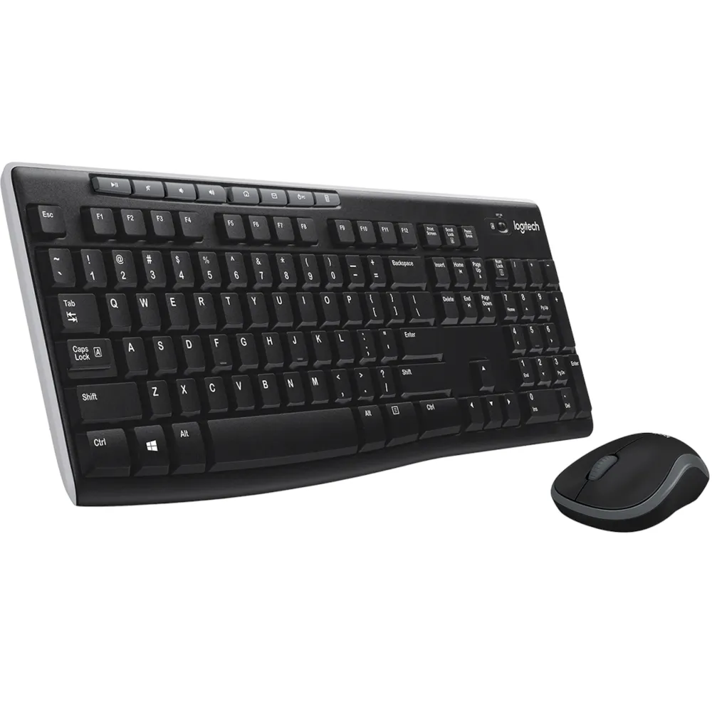 LOGITECH MK270 brezžična tipkovnica in miška (črna) - slika 3