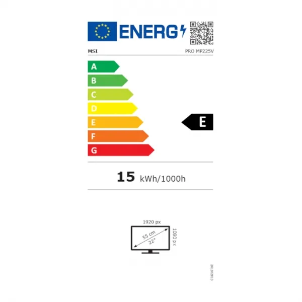 Zaslon MSI PRO MP225V / 21.5" / FHD / VA / 100Hz / 1ms (MPRT) / črn - slika 7